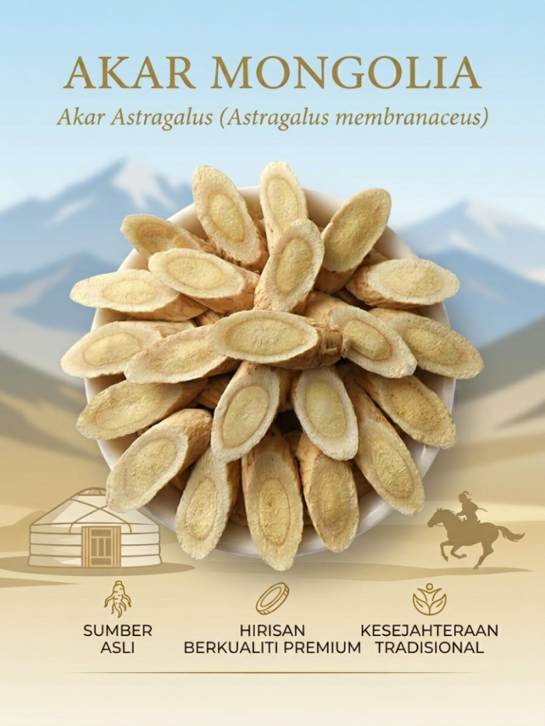 Akar Astragalus kering